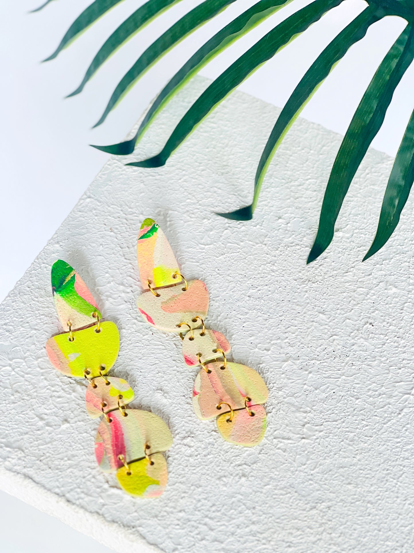 The Wilma Maxi in Marbled Polymer Clay