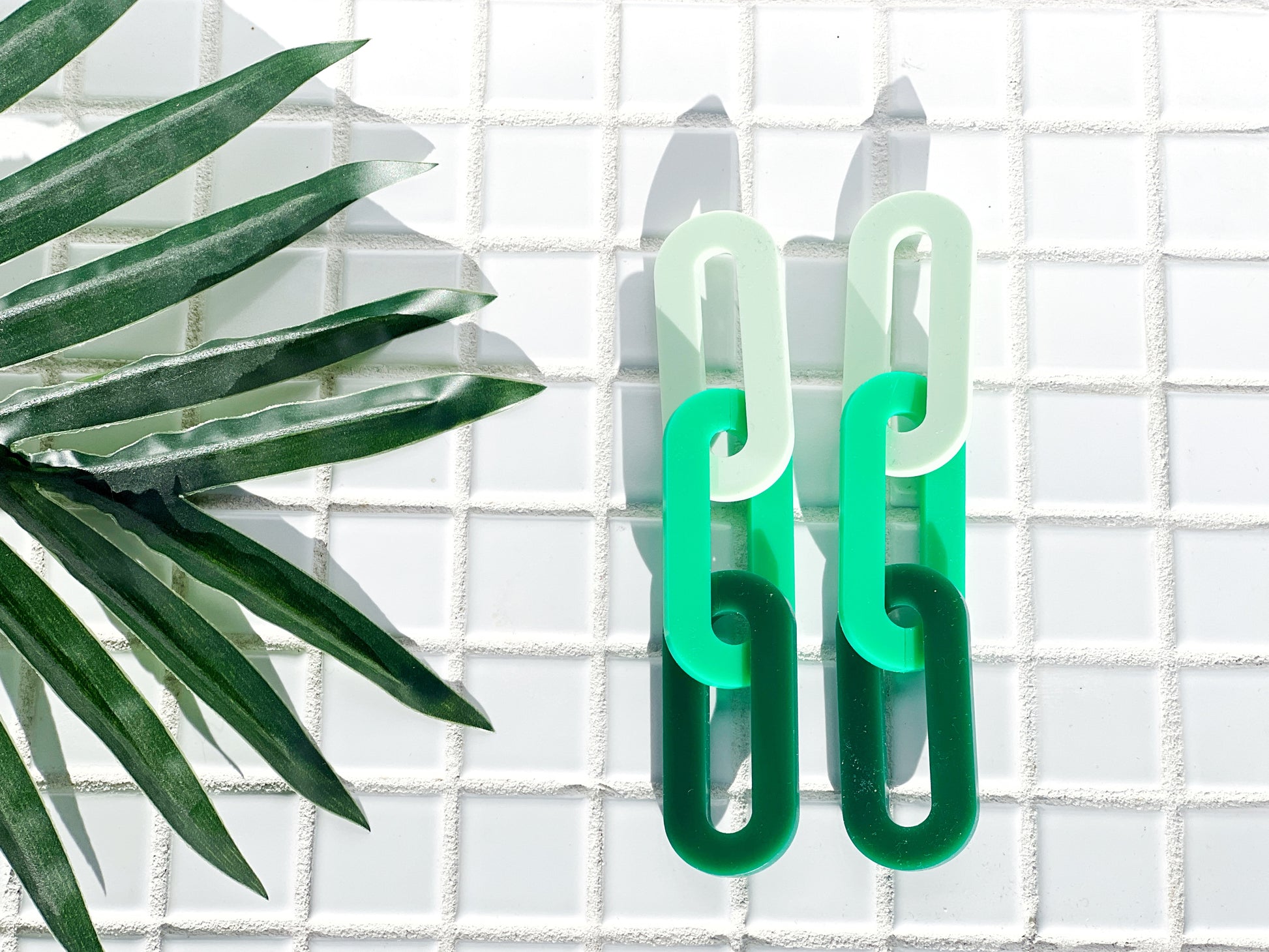 The Spano Earring in Ombre Acrylic