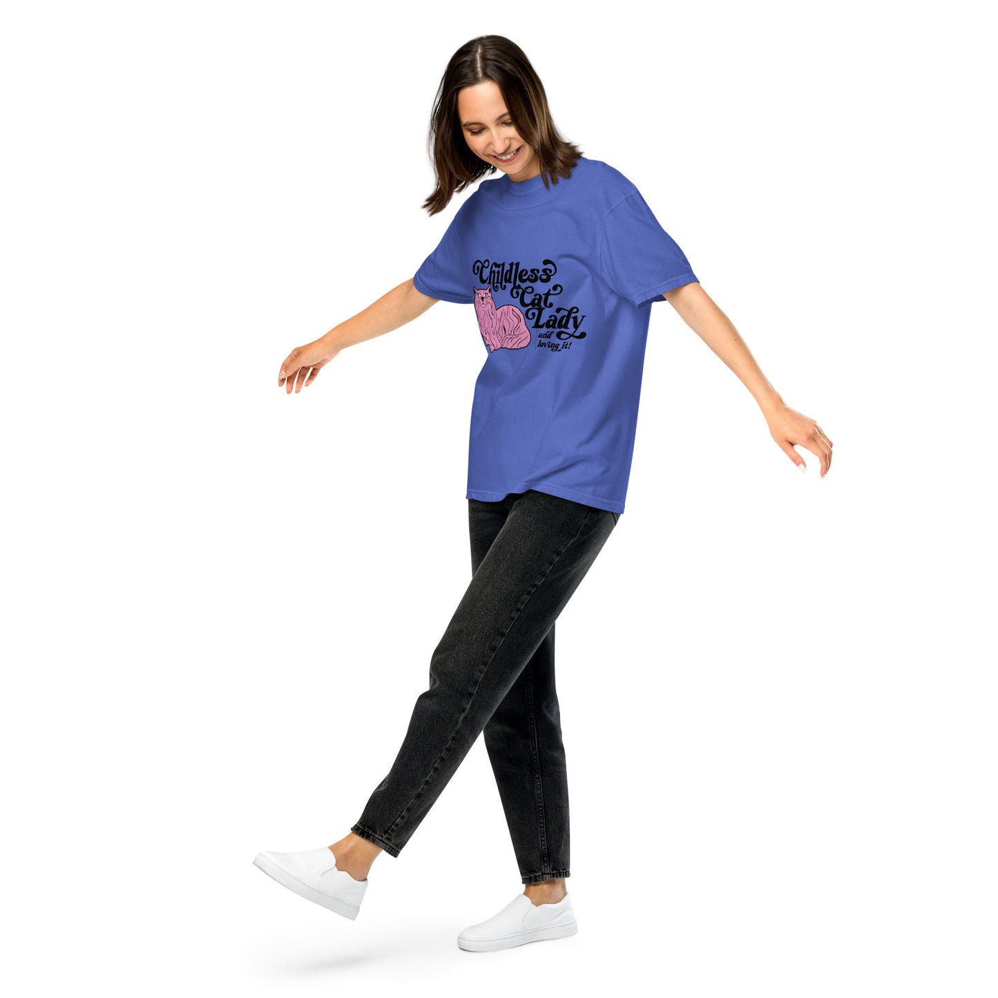Cat Lady Unisex Heavyweight Tee