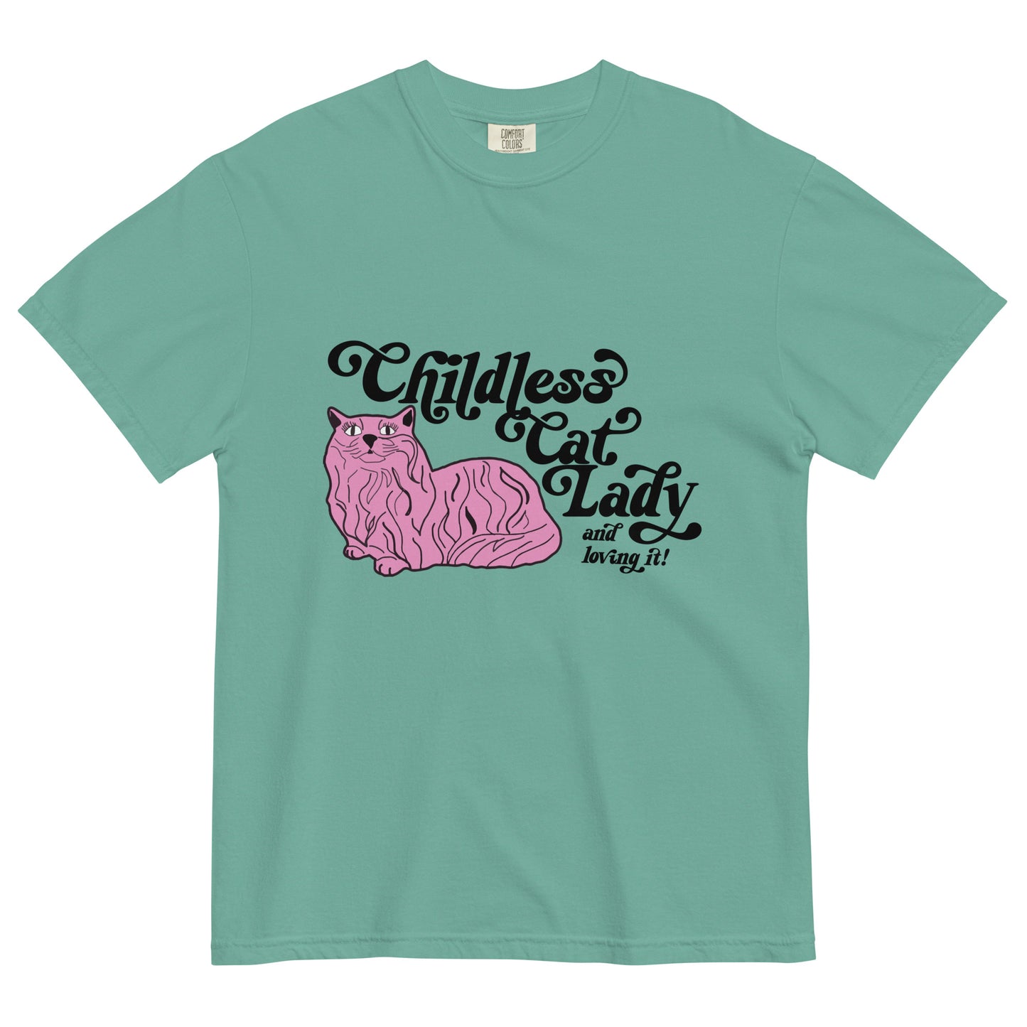 Cat Lady Unisex Heavyweight Tee