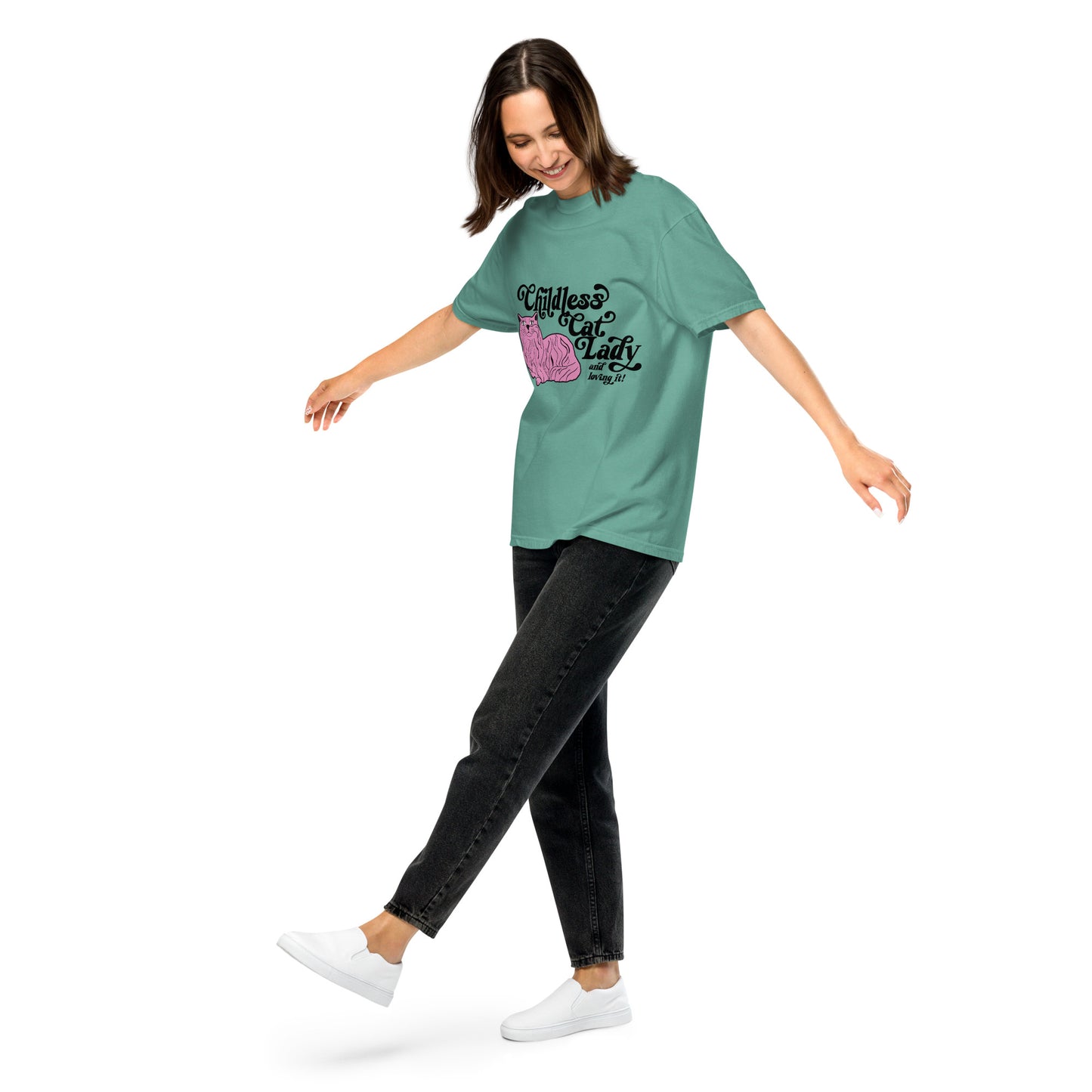 Cat Lady Unisex Heavyweight Tee