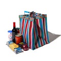 Recycled Plastic Tote Bag with Metal Handles - Large Rectangle (Multiple Colors Available)