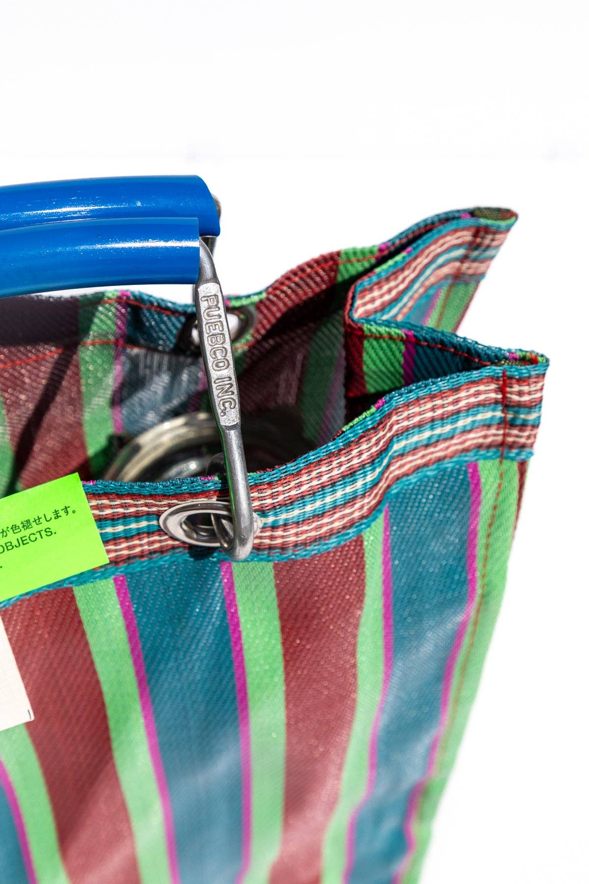 Recycled Plastic Tote with Metal Handles - Square (multiple color available)