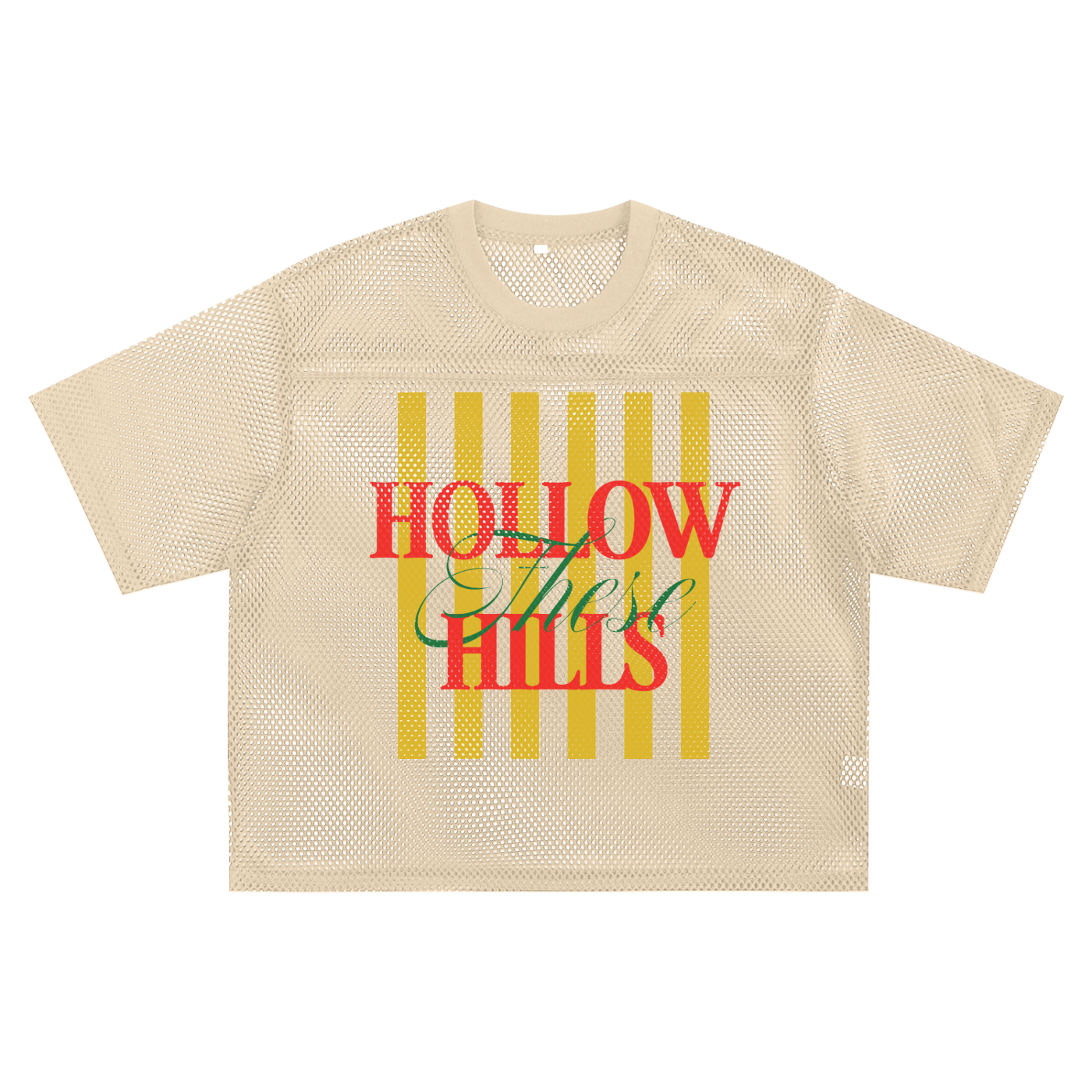 See-through Boxy Net T-shirt