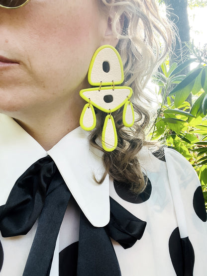 The Juno in Cream + Citron Polymer .