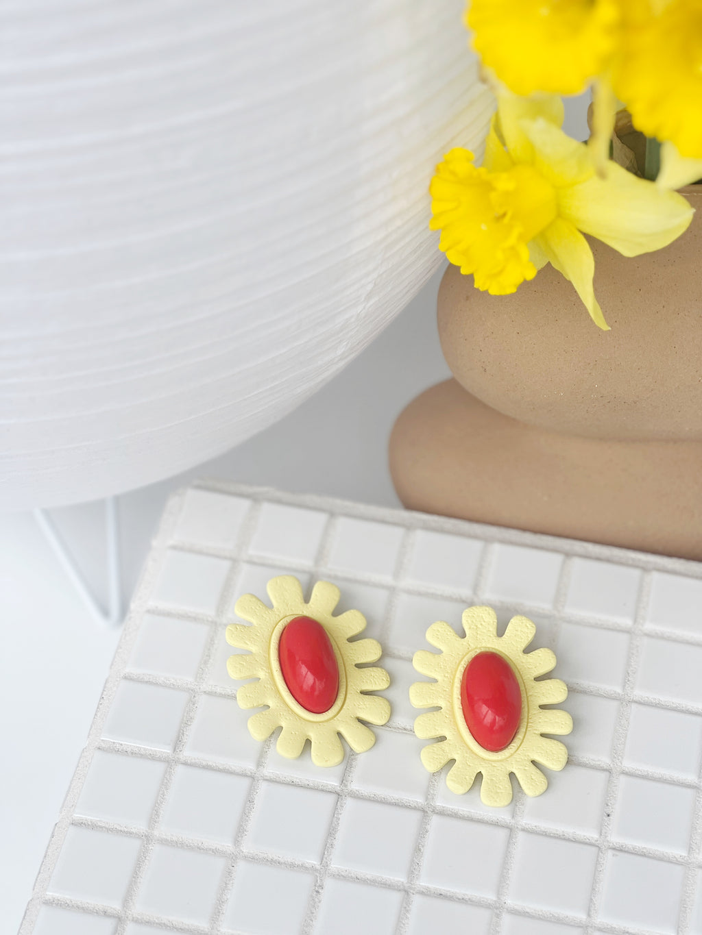 The Brio in Butter Yellow + Tomato Red (Single & Double)