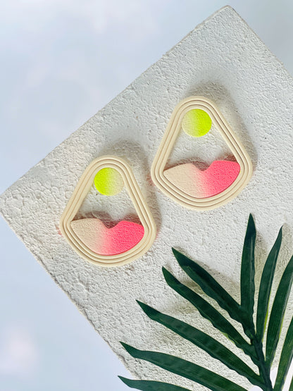 The Drew II in Citron, Guava, + Cream Polymer