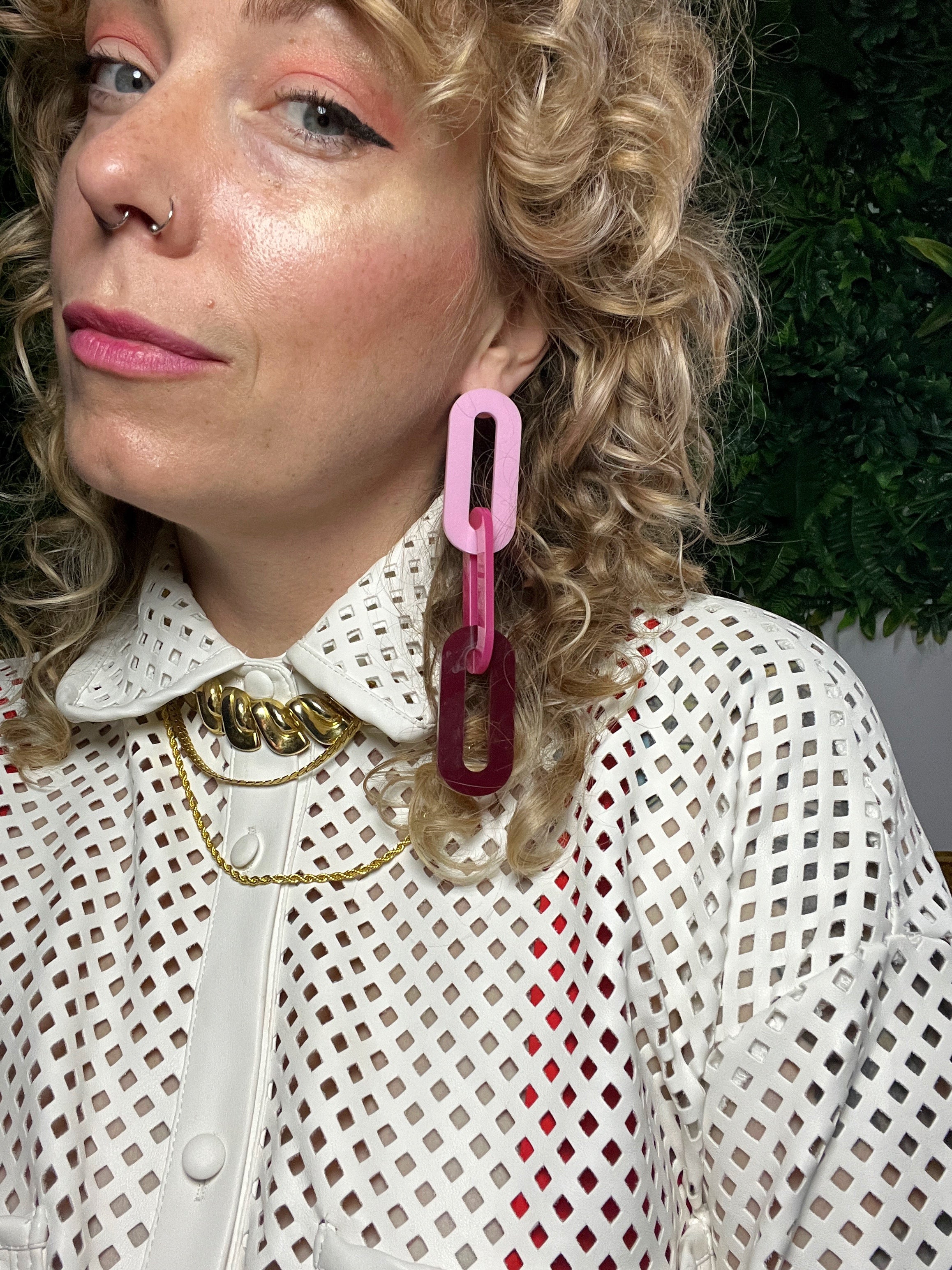 The Spano Earring in Ombre Acrylic