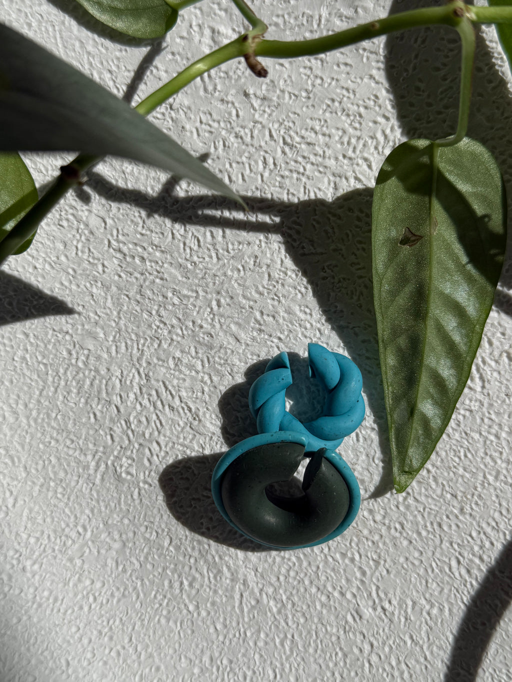 Ear Cuffs - Sky Blue & Deep Green (SET of 2)