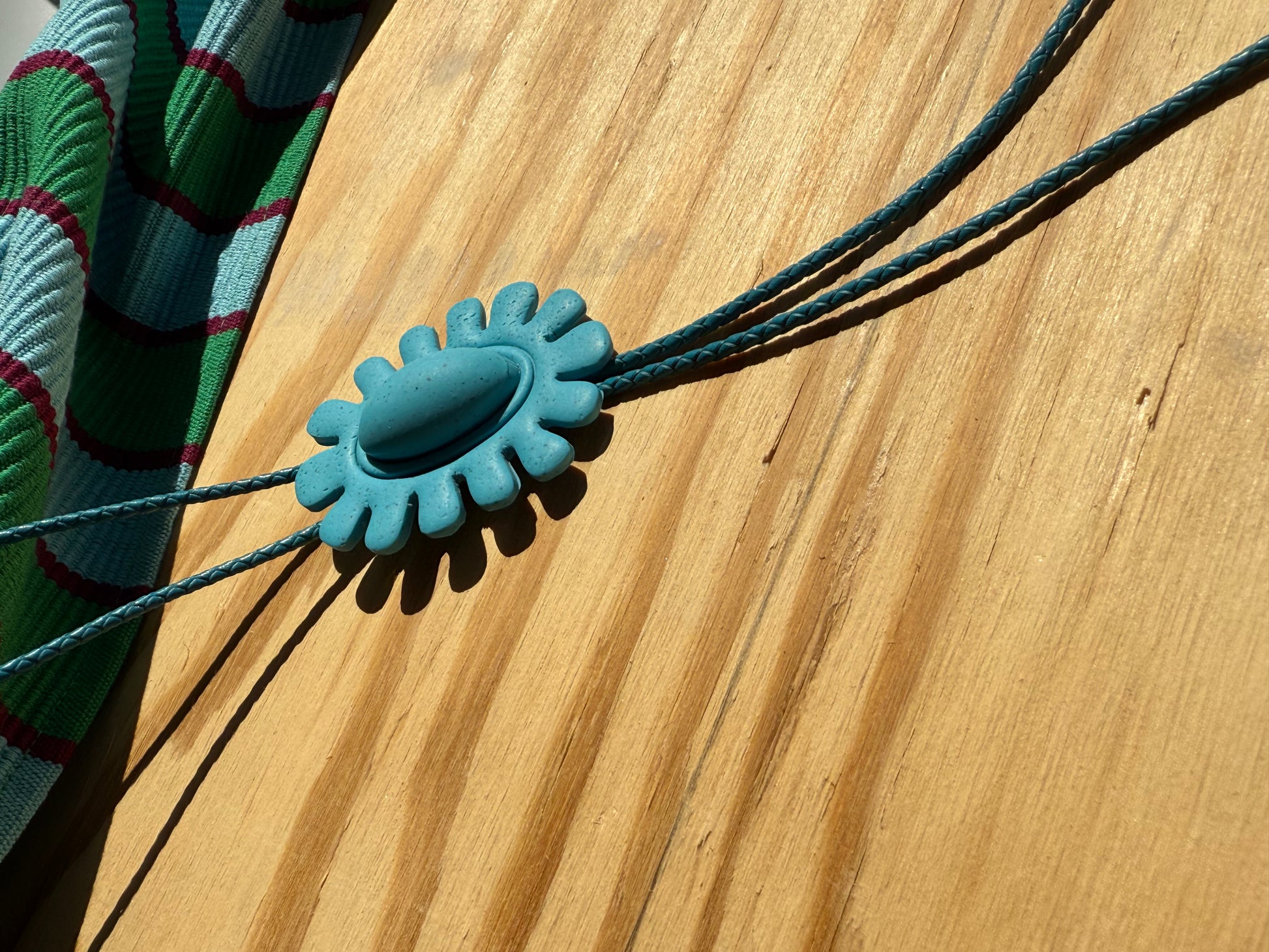 The Brio BOLO TIE in Sky Blue