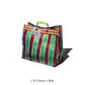 Recycled Plastic Tote with Metal Handles - Square (multiple color available)