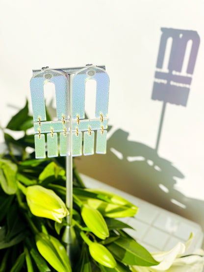 The Serena Arch in textured Holographic Acrylic