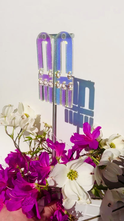The Serena Arch in textured Holographic Acrylic